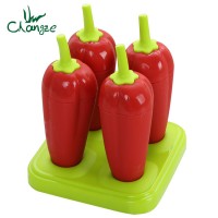 Custom Plastic Ice Pop Mould Professional Frozen Vegetable Shape Ice Cream Popsicle Mold For Ice Lolli