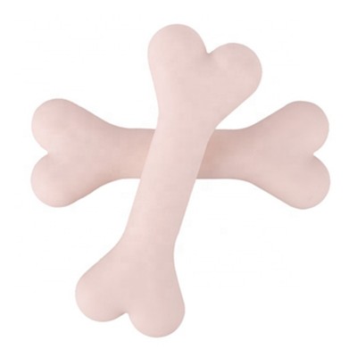 Wholesale  Custom bone shaped pet dog toy Silicone Chew Toys