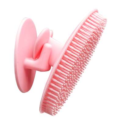 hot sell deep clean eco-friendly bath massage sponge silicone baby hair brush