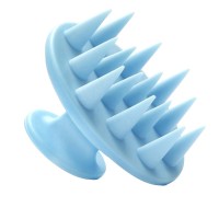 Private Logo Round Full Soft Silicone Custom Logo Bath Shower Shampoo Hair Scalp Massager Brush